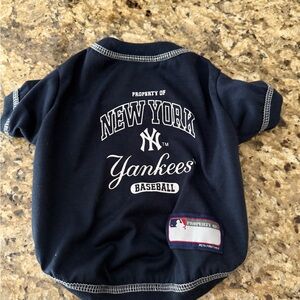 Pets First Blue Dog Jersey New York Yankees
